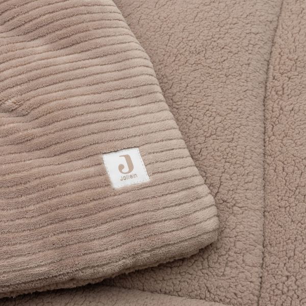 Jollein Boxkleed Box Cloudy Rib - Milky Coffee - 75×95 cm Jollein Boxkleed Box Cloudy Rib - Milky Coffee - 75×95 cm