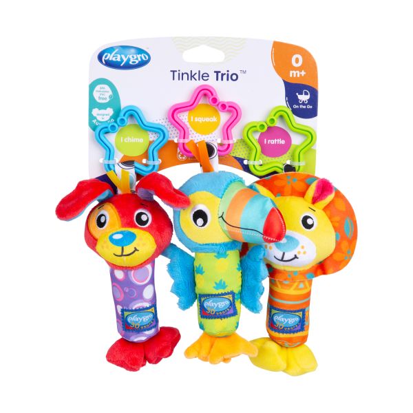 Playgro Grijpspeeltje - Tinkle Trio Playgro Grijpspeeltje - Tinkle Trio