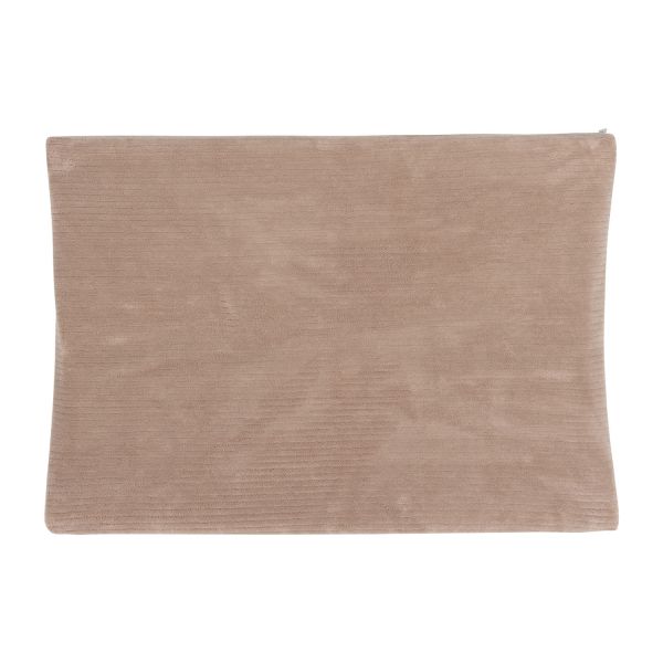 Jollein Aankleedkussenhoes - Milky Coffee - 50x70 cm - Cloudy Rib Jollein Aankleedkussenhoes - Milky Coffee - 50x70 cm - Cloudy Rib