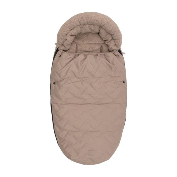 Jollein Voetenzak Buggy/Kinderwagen Embossed – Milky Coffee