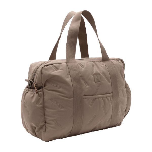 Jollein Lily Embossed Luiertas - Milky Coffee Jollein Lily Embossed Luiertas - Milky Coffee