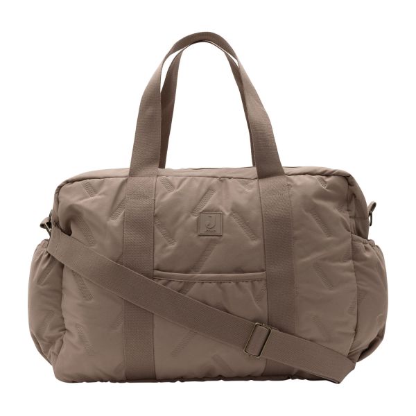 Jollein Lily Embossed Luiertas - Milky Coffee Jollein Lily Embossed Luiertas - Milky Coffee