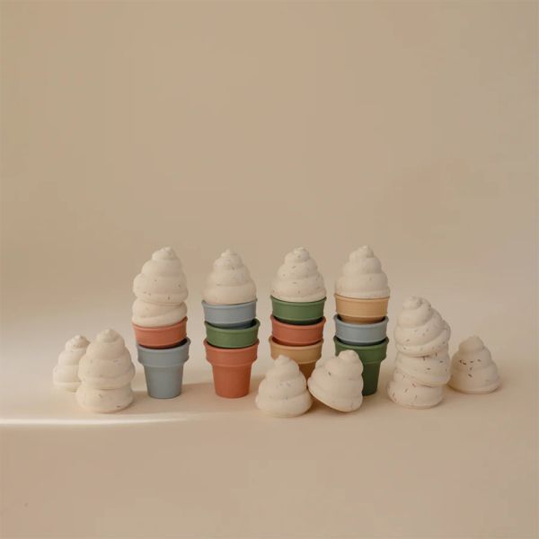 Mushie Mix & Match Ice Cream Toy Set Mushie Mix & Match Ice Cream Toy Set