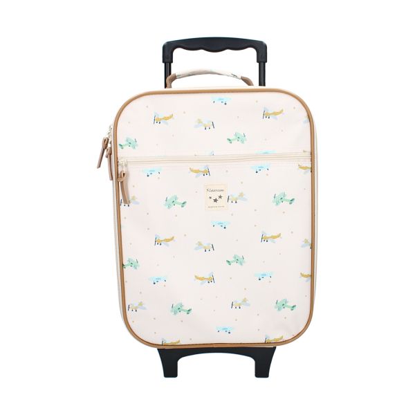 Kidzroom Trolley koffer - Small Talk - Beige Kidzroom Trolley koffer - Small Talk - Beige