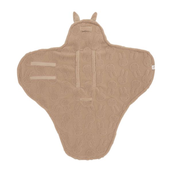 Jollein Wikkeldeken - Biscuit - Miffy Jacquard Teddy Jollein Wikkeldeken - Biscuit - Miffy Jacquard Teddy