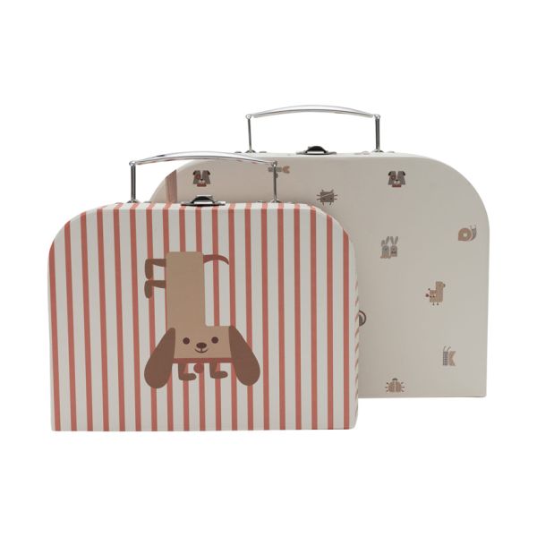 Jollein Speelkoffertje – Animal Friends – 2 Stuks Jollein Speelkoffertje – Animal Friends – 2 Stuks