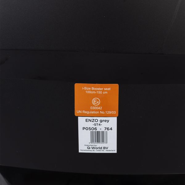 Puck Autostoel Enzo Grijs I-size/Isofix Puck Autostoel Enzo Grijs I-size/Isofix