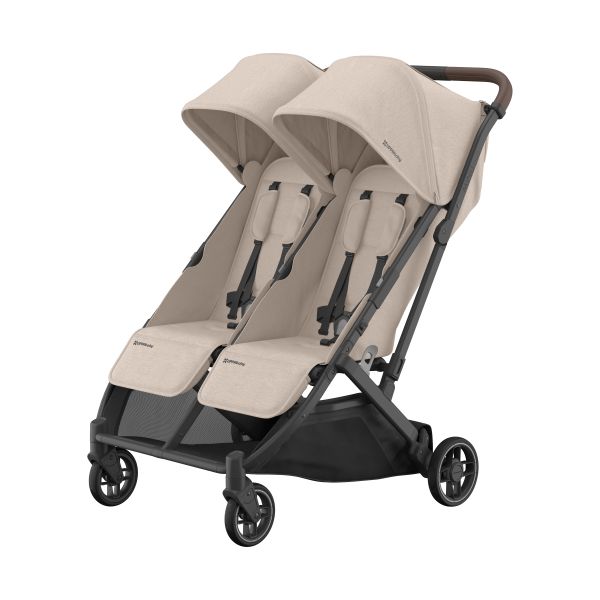 UPPAbaby MINU Duo Buggy - Ada Carbon Frame Met Kastanje Bruin Leer UPPAbaby MINU Duo Buggy - Ada Carbon Frame Met Kastanje Bruin Leer