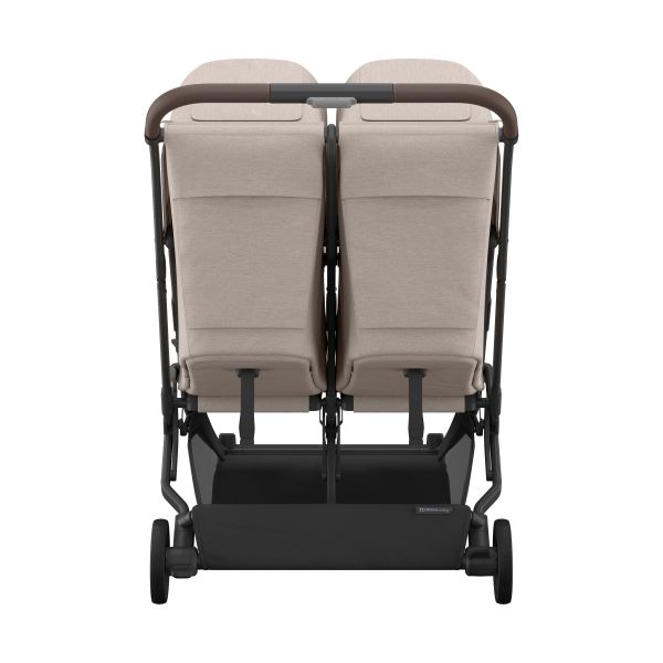 UPPAbaby MINU Duo Buggy - Ada Carbon Frame Met Kastanje Bruin Leer UPPAbaby MINU Duo Buggy - Ada Carbon Frame Met Kastanje Bruin Leer