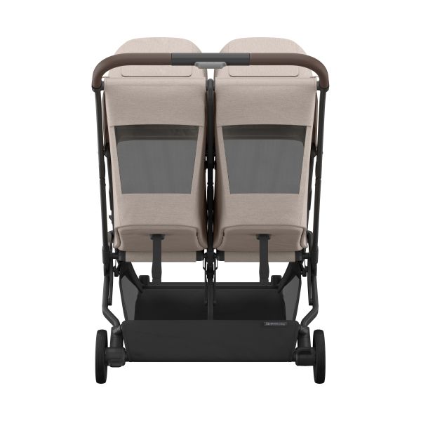 UPPAbaby MINU Duo Buggy - Ada Carbon Frame Met Kastanje Bruin Leer UPPAbaby MINU Duo Buggy - Ada Carbon Frame Met Kastanje Bruin Leer