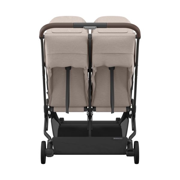 UPPAbaby MINU Duo Buggy - Ada Carbon Frame Met Kastanje Bruin Leer UPPAbaby MINU Duo Buggy - Ada Carbon Frame Met Kastanje Bruin Leer