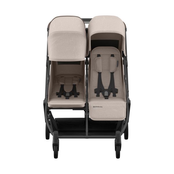 UPPAbaby MINU Duo Buggy - Ada Carbon Frame Met Kastanje Bruin Leer UPPAbaby MINU Duo Buggy - Ada Carbon Frame Met Kastanje Bruin Leer