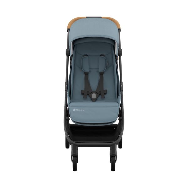 UPPAbaby MINU V3 Buggy Dillan - Stone Blue/Carbon Frame Met Zandbruin Leer UPPAbaby MINU V3 Buggy Dillan - Stone Blue/Carbon Frame Met Zandbruin Leer