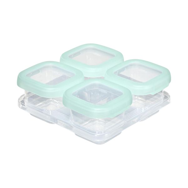 OXO Tot Vierdelige set diepvriesdoosjes (4x120 ml) - Opal OXO Tot Vierdelige set diepvriesdoosjes (4x120 ml) - Opal
