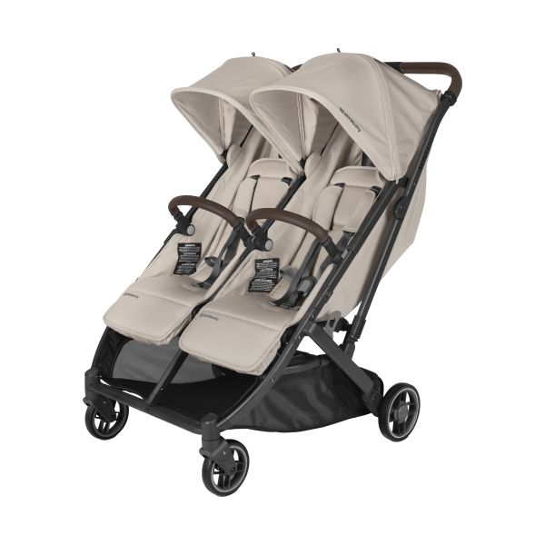 UPPAbaby MINU Duo Buggy - Ada Carbon Frame Met Kastanje Bruin Leer UPPAbaby MINU Duo Buggy - Ada Carbon Frame Met Kastanje Bruin Leer