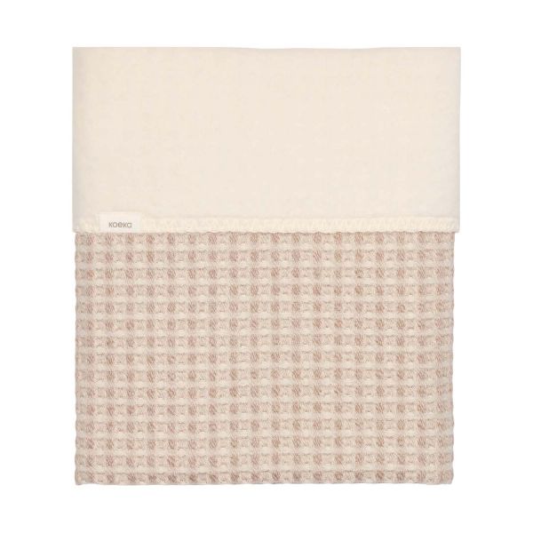 Koeka Wiegdeken - Cotton Fleece Wafel Amsterdam – Crumble - 75x100 cm Koeka Wiegdeken - Cotton Fleece Wafel Amsterdam – Crumble - 75x100 cm