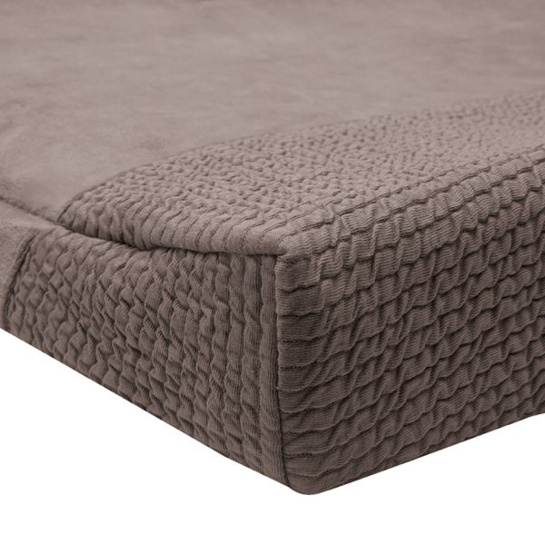 Witlof for kids Waves Aankleedkussenhoes - 70 x 50 cm - Warm Grey Witlof for kids Waves Aankleedkussenhoes - 70 x 50 cm - Warm Grey