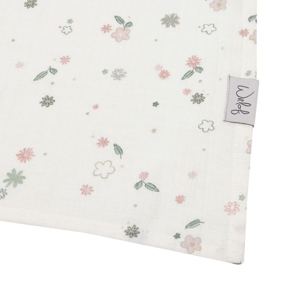 Witlof For Kids Vintage Flowers Hydrofiele Doek - 65 x 65 cm Witlof For Kids Vintage Flowers Hydrofiele Doek - 65 x 65 cm