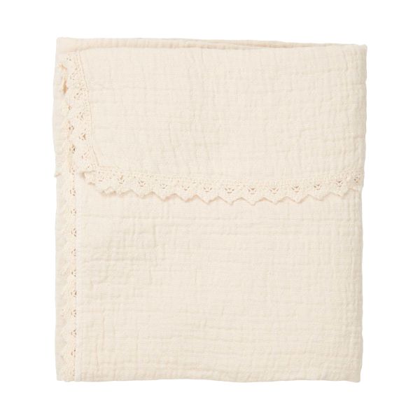 Koeka Ledikantdeken Lace Elba Natural 100 x 150 cm Koeka Ledikantdeken Lace Elba Natural 100 x 150 cm