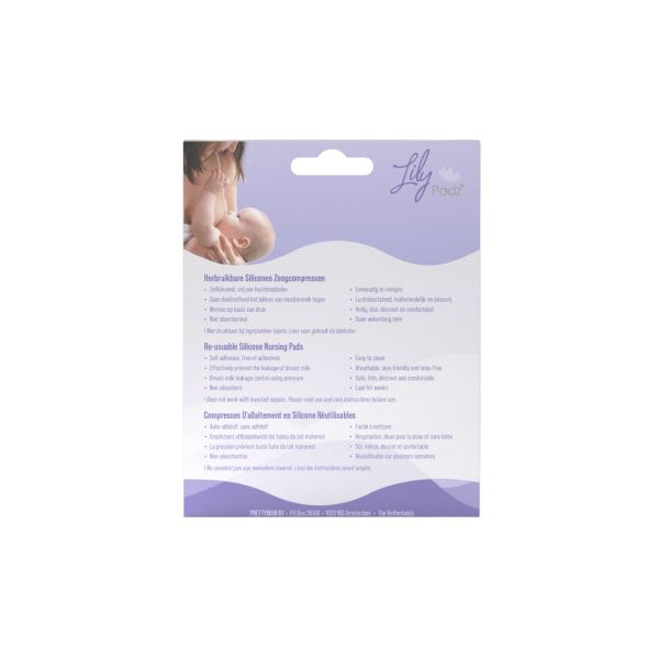 LilyPadz Herbruikbare Siliconen Zoogcompressen 2-Pack
LilyPadz Herbruikbare Siliconen Zoogcompressen 2-Pack