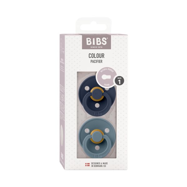 BiBs Fopspeen - Rond - 2 Stuks - 0-6 Mnd - Petrol/Deep Space BiBs Fopspeen - Rond - 2 Stuks - 0-6 Mnd - Petrol/Deep Space