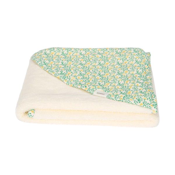 Koeka Meadow Badcape - 100 x 100 cm - Off White 