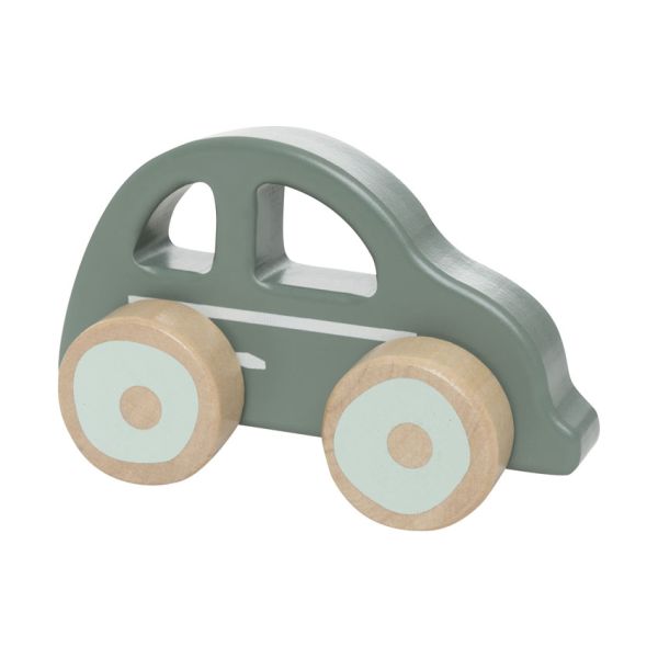 Jollein Houten Auto Op Wielen - 3 Stuks Jollein Houten Auto Op Wielen - 3 Stuks
