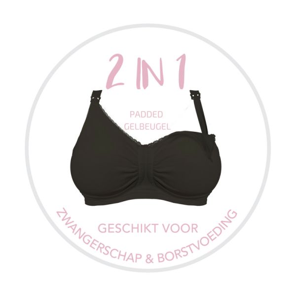Carriwell Voedingsbeha Padded Carri-Gelbeugel Zwart M Carriwell Voedingsbeha Padded Carri-Gelbeugel Zwart M