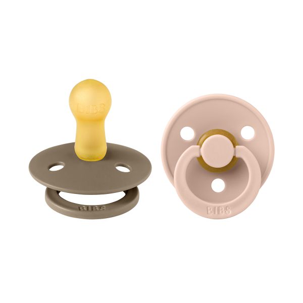 BiBs Fopspeen - Rond - 2 Stuks - 6-18 Mnd - Dark Oak/Old Rose BiBs Fopspeen - Rond - 2 Stuks - 6-18 Mnd - Dark Oak/Old Rose