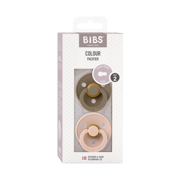 BiBs Fopspeen - Rond - 2 Stuks - 6-18 Mnd - Dark Oak/Old Rose BiBs Fopspeen - Rond - 2 Stuks - 6-18 Mnd - Dark Oak/Old Rose