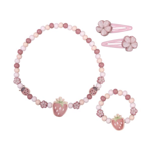 Little Dutch Houten Sieradenset - Strawberry Little Dutch Houten Sieradenset - Strawberry