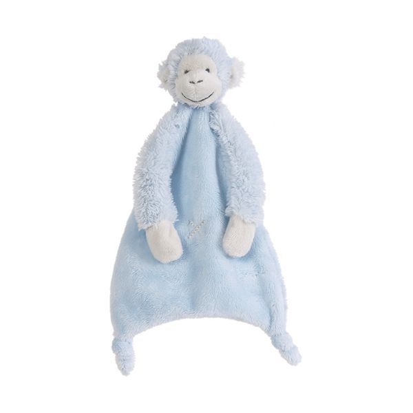 Happy Horse Aap Mickey Knuffeldoekje - 28 cm - Blue