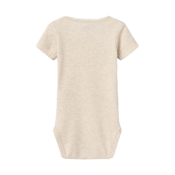 Name It Romper Kab Lace Korte Mouw Peyote Melange maat 50 Name It Romper Kab Lace Korte Mouw Peyote Melange maat 50