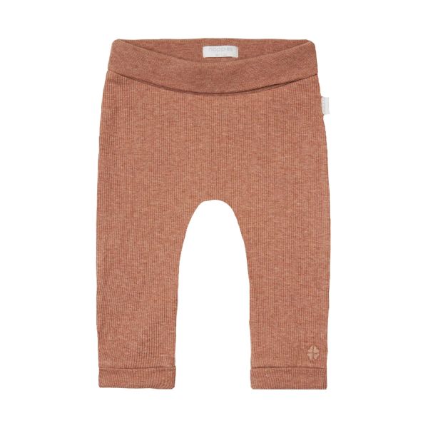 Noppies Broek Rib Naura Cafe Au Lait Melange maat 62 Noppies Broek Rib Naura Cafe Au Lait Melange maat 62