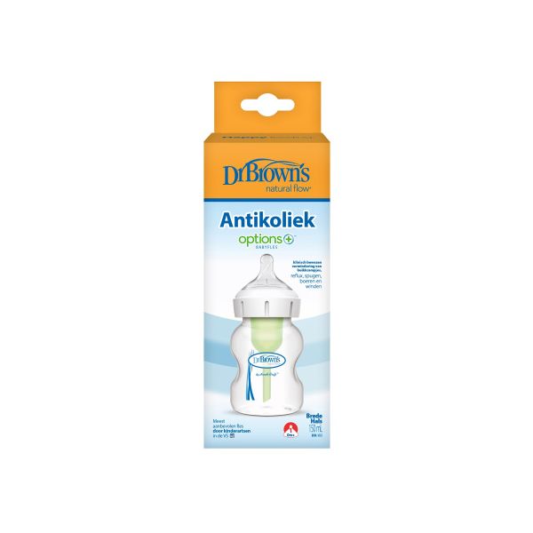 Dr. Brown's Fles Brede Hals Options+ 150ml