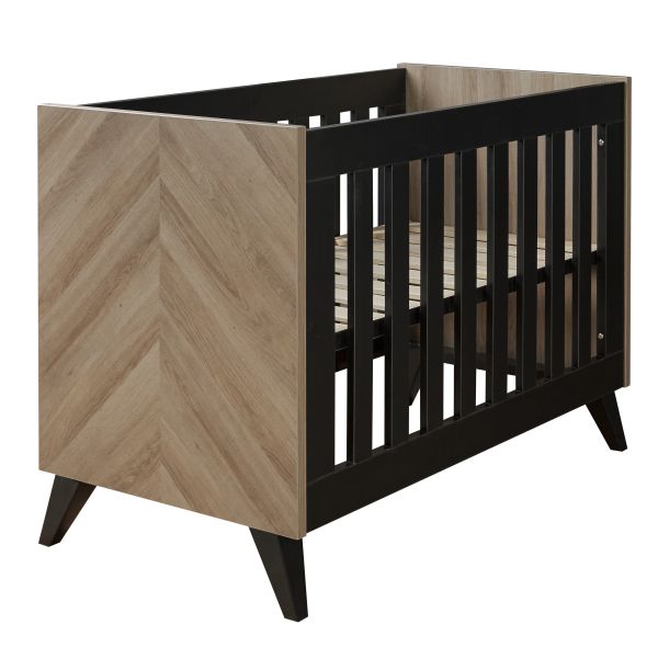 Interbaby Ledikant 60 x 120 - Commode - Hanglegkast 3 deuren/2 laden Lancaster