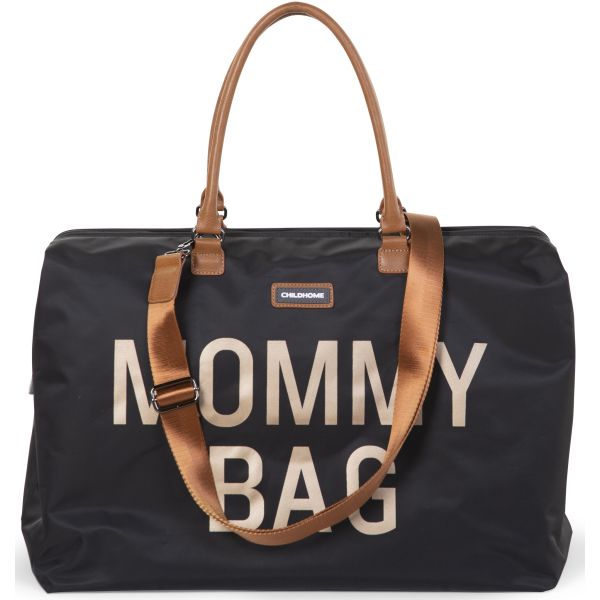Childhome Mommy Bag Groot Black Gold