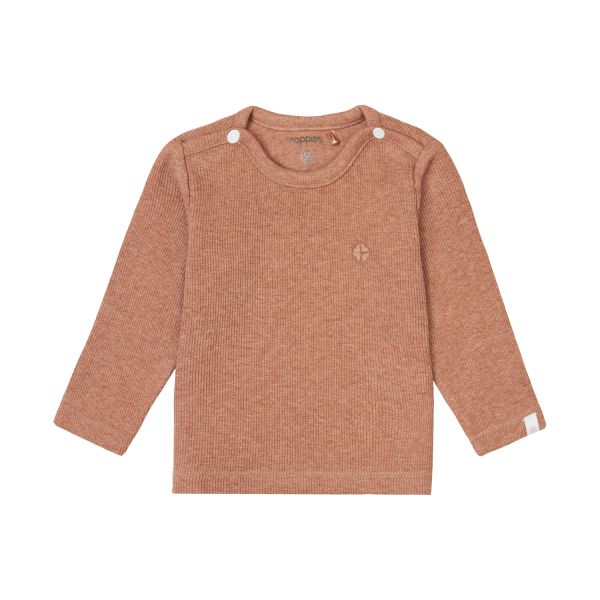 Noppies T-Shirt Rib Natal Cafe Au Lait Melange 62 Noppies T-Shirt Rib Natal Cafe Au Lait Melange 62