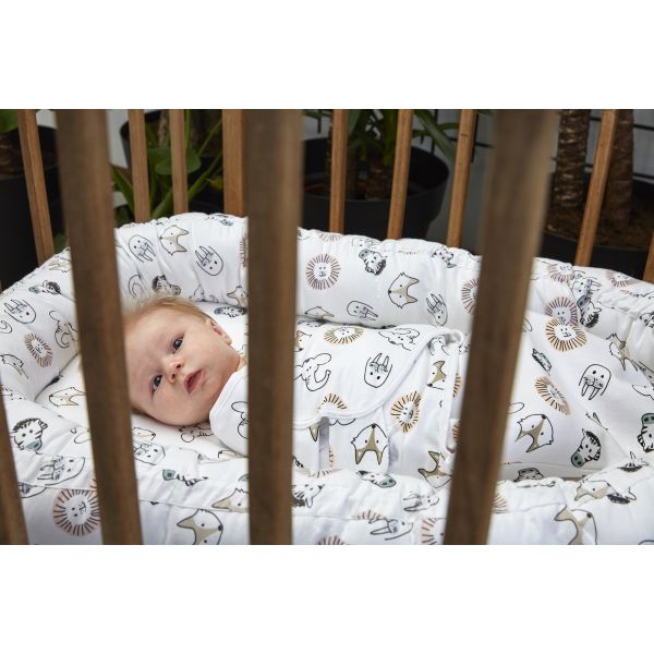 SwaddleMeyco 2-Pack Animal/Uni Wit0-3 Maanden SwaddleMeyco 2-Pack Animal/Uni Wit0-3 Maanden