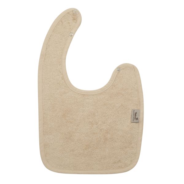 Timboo Slab Met Drukknoop Frosted Almond