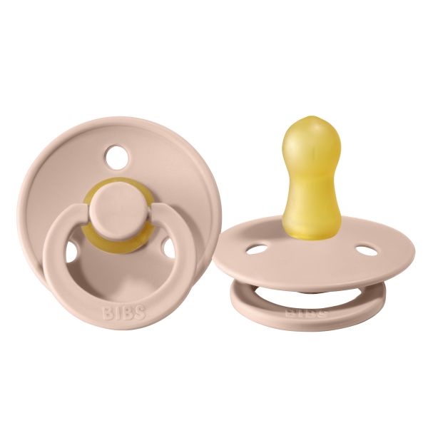 BiBs Fopspeen - Rond - 0-6 Mnd - Blush BiBs Fopspeen - Rond - 0-6 Mnd - Blush