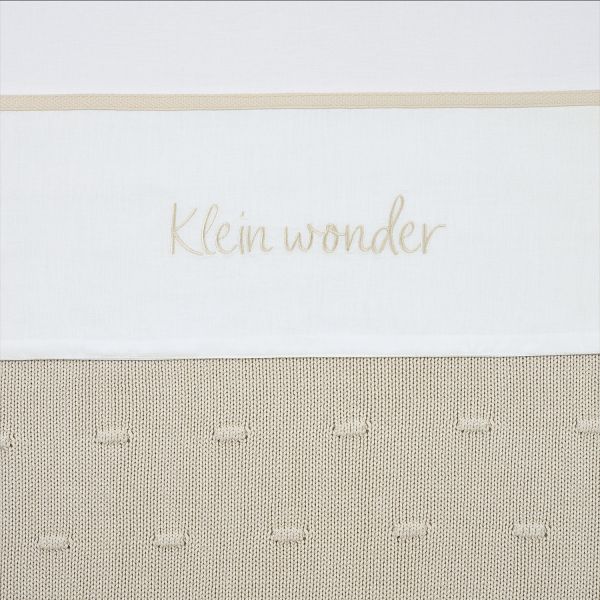 Meyco Baby Klein Wonder Ledikant Laken - 100 x 150 cm - Soft Sand Meyco Baby Klein Wonder Ledikant Laken - 100 x 150 cm - Soft Sand