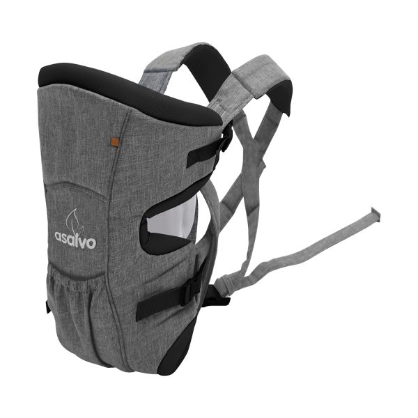 Asalvo Buikdrager - Grey Melange Asalvo Buikdrager - Grey Melange
