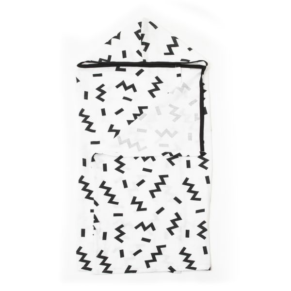 KipKep Blenker Badcape - 100 x 70 cm - Memphis White