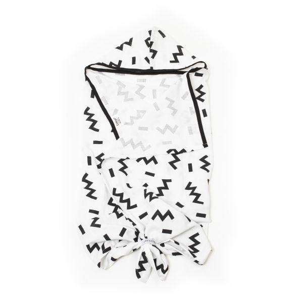 KipKep Blenker Badcape - 100 x 70 cm - Memphis White