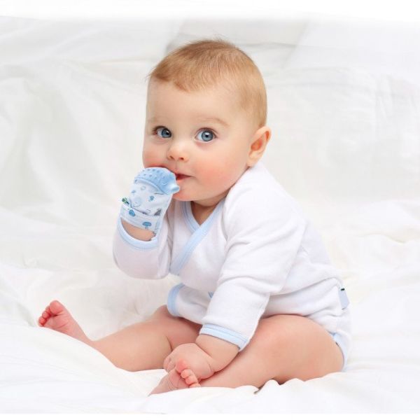 Babyjem Bijthandschoen Egel Ecru Babyjem Bijthandschoen Egel Ecru