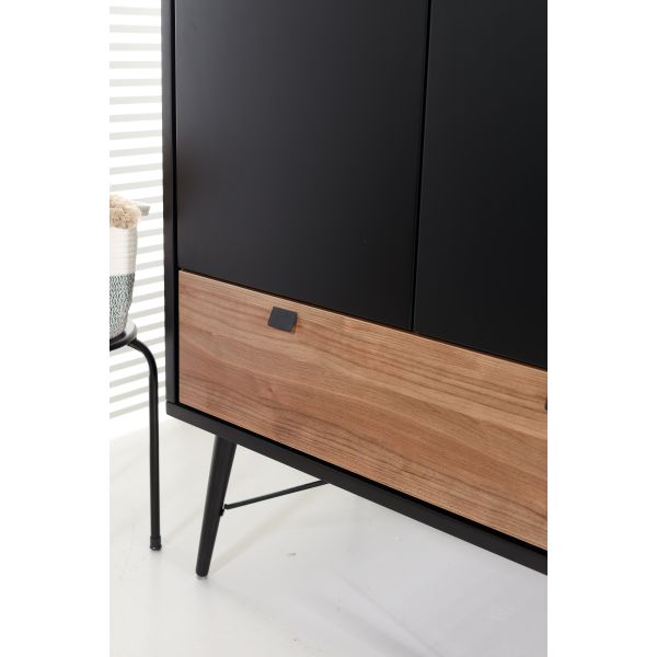 TWF Hanglegkast 2-deurs Retro Black