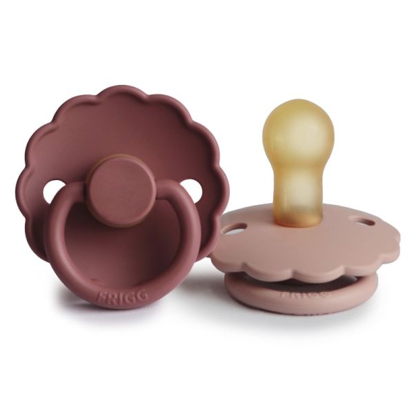 Frigg Fopspeen Daisy Baby Blush/Woodchuck T1 0-6mnd (2 stuks) Frigg Fopspeen Daisy Baby Blush/Woodchuck T1 0-6mnd (2 stuks)