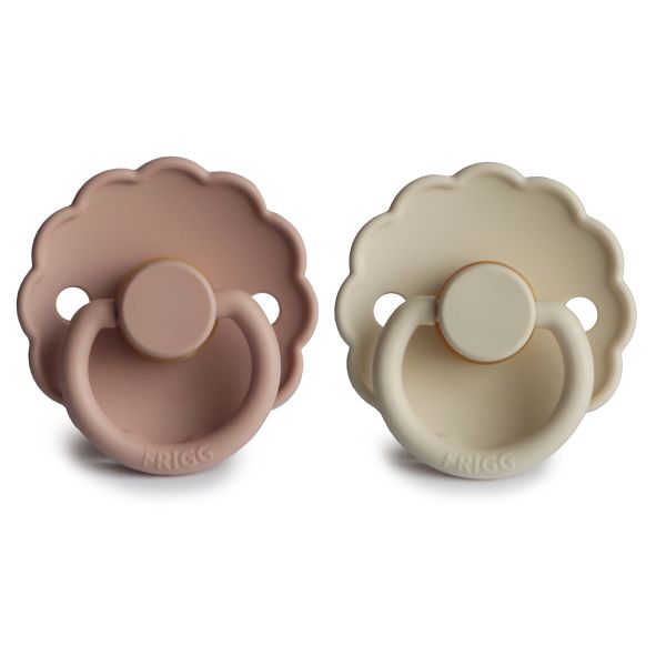 Frigg Fopspeen Daisy Blush/Cream T2 6-18mnd (2 stuks) Frigg Fopspeen Daisy Blush/Cream T2 6-18mnd (2 stuks)