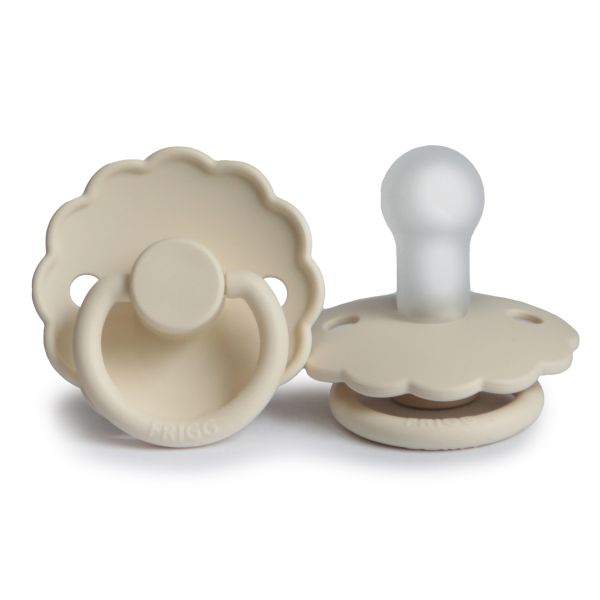 Frigg Fopspeen Daisy Blush/Cream T2 6-18mnd (2 stuks)